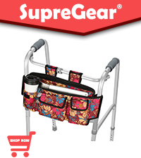 Amazon.com: supregear Walker Bag, Folding Walker Basket