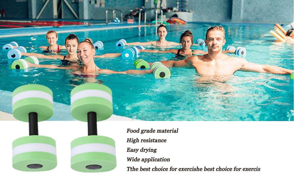 Aquatic Exercise Dumbbells, Water Float Bodybuilding Training Foam
