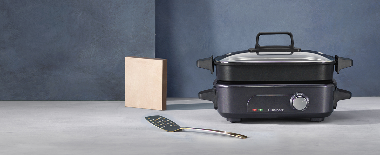 Cuisinart, Pişirme, 5'i 1 Arada Çok Amaçlı Pişirici, GRMC3E, Çok Amaçlı Pişirici, Izgara, Pişirme, Buharda Pişirme