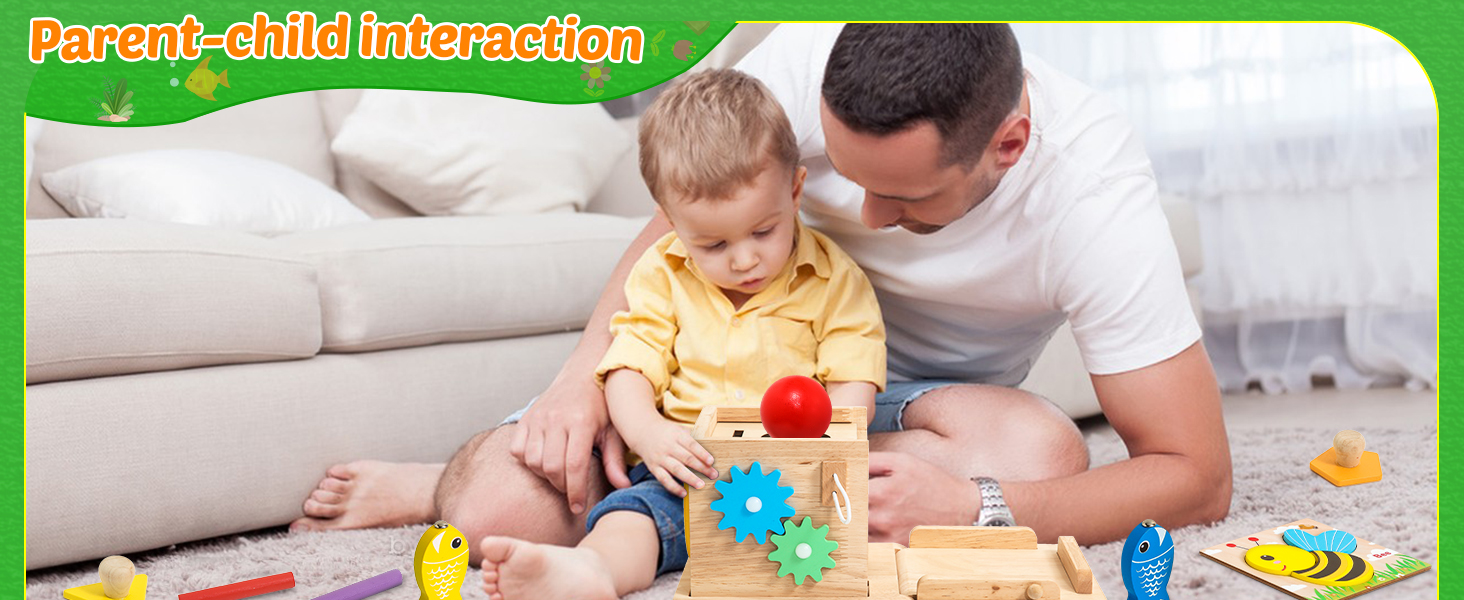 Developmental Toddler Montesorri Games: The educational toys are great for babies 12-18 months