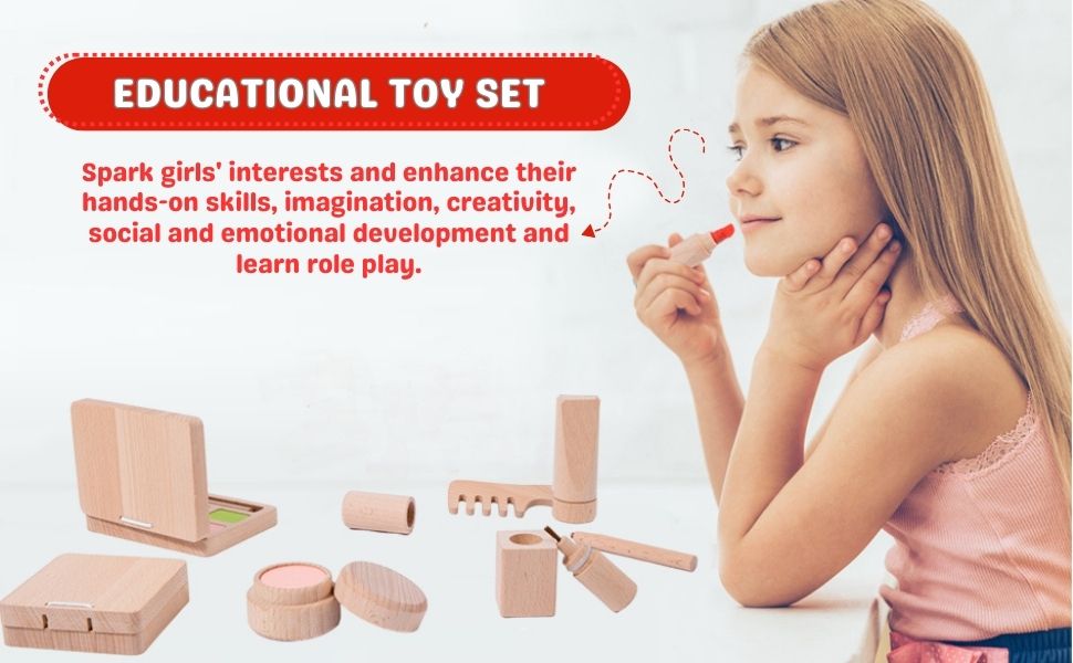 makeup kids girls make up set pretend play toys real baby barbie ageunicorn beauty box