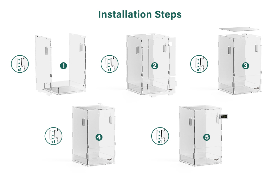 Reptile Terrarium Acrylic