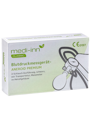 Medi-Inn Blutdruckmessgerät Aneroid Premium 2-Schlauch Ausführung