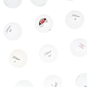 prov1s golf balls lined up