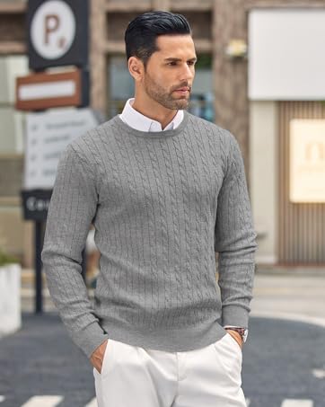 Pullover mit Zopfmuster