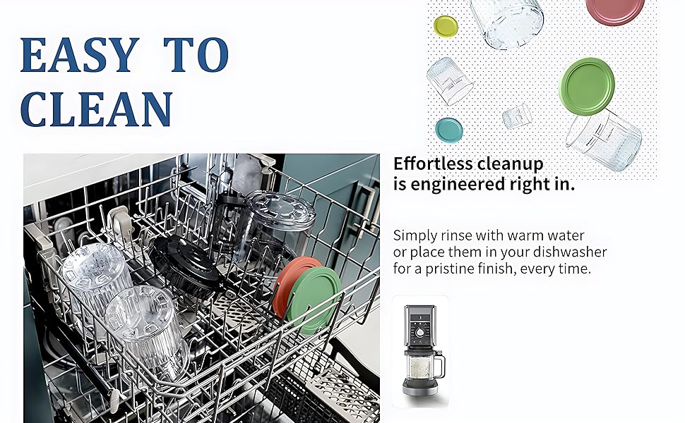 Premium 24 oz. Pint Containers for Ninja Creami Deluxe - 4 Pack | NC500, NC501 Series Compatible 