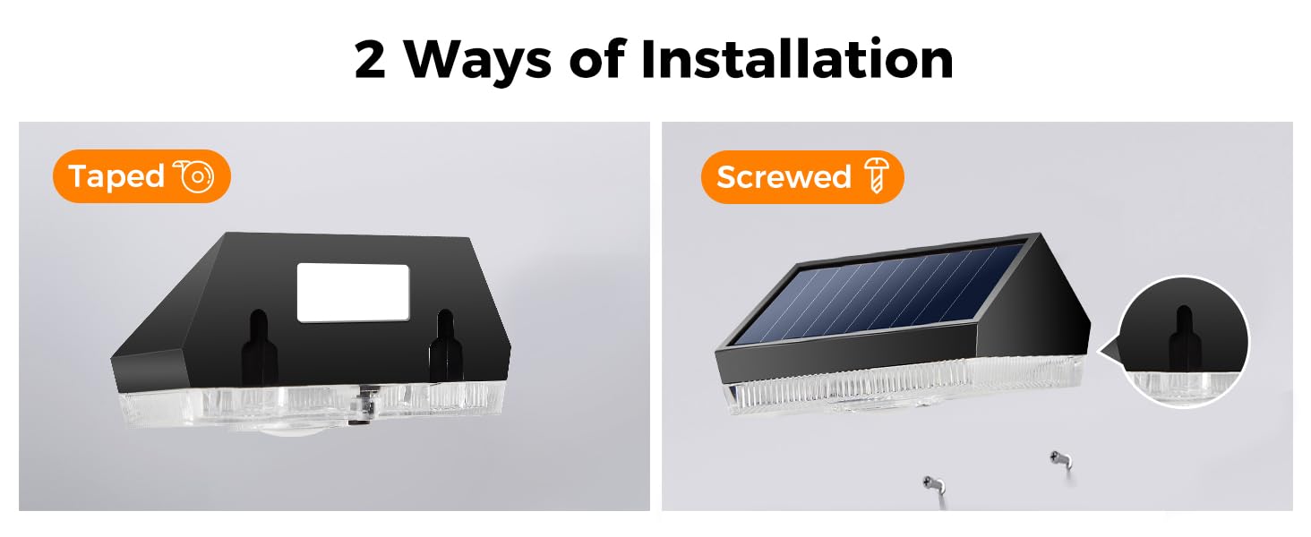 solar fence lights outdoor