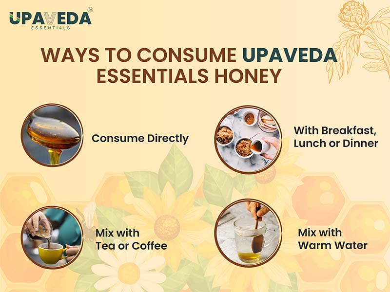 Upaveda Organic Honey 50g 100 Pure and Natural NPOP Organic