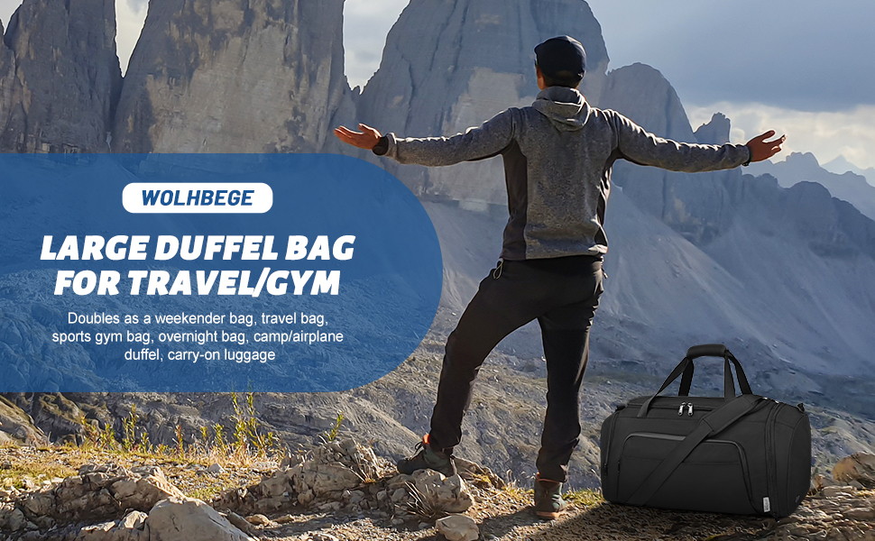 mens duffle bag