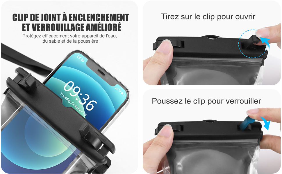 pochette telephone etanche