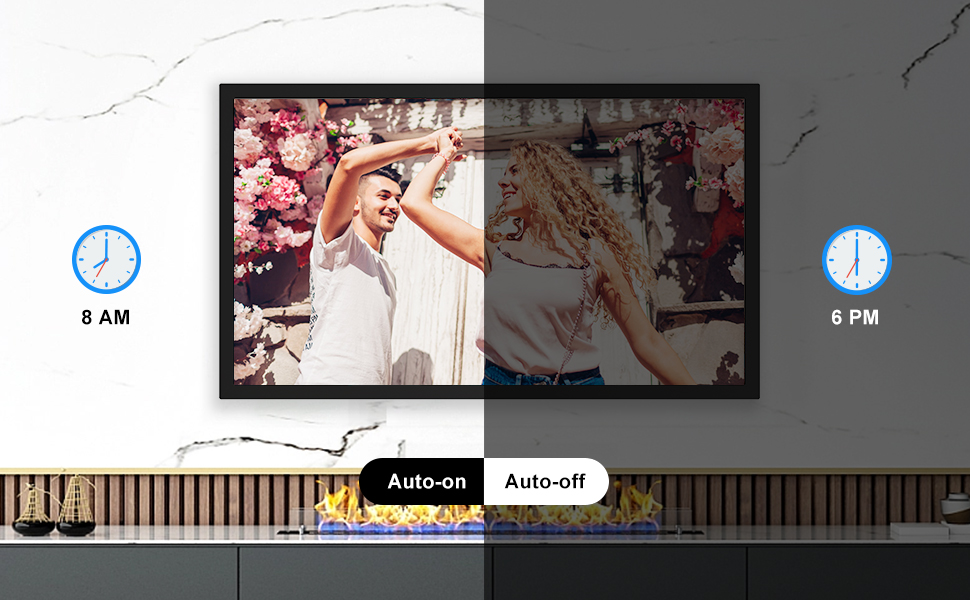 FULLJA 21.5 inch WiFi Smart Digital Picture Frame