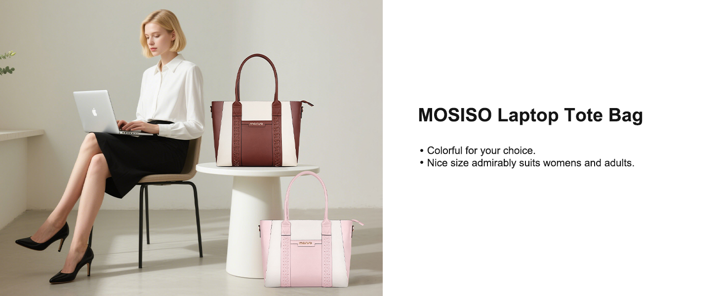 Laptop Tote Bag for Women with Laptop Compartment
