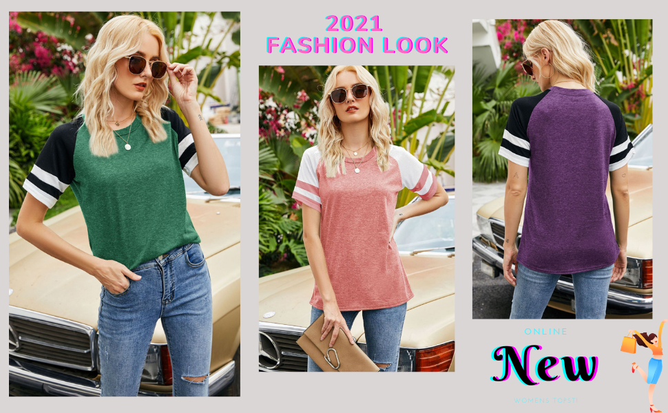 casual summer t-shirt for women