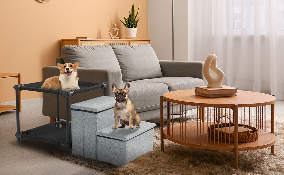 HOMBYS Multi-Level Pet Bunk Bed with Window View & Storage for Dogs and Cats
| HOMBYS Pet Stairs & Perch for Multipl 2bb22c9f 9fa3 4967 Bf4b 622e031811a5. CR0,0,970,600 PT0 SX970 V1