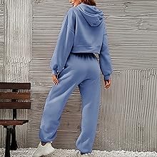 Jogginganzüge Kuschelig 2 Teilig Sportanzug