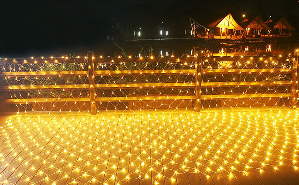 Christmas Net Lights Outdoor Mesh Lights for Indoor,Christmas Tree,Halloween Decorations