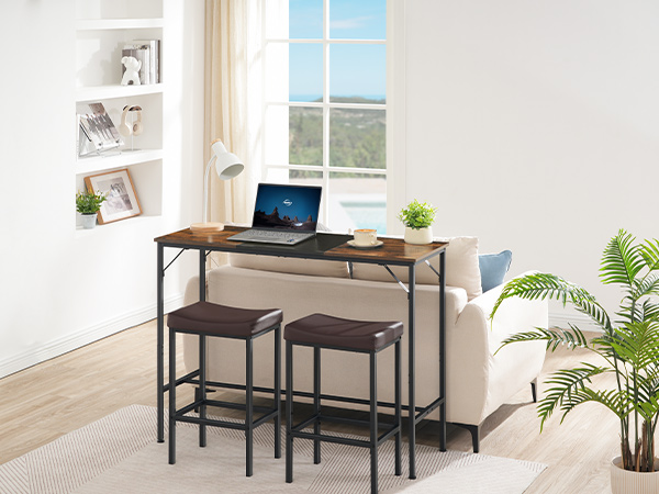 Amazon.com: HOOBRO Bar Table, 47.1