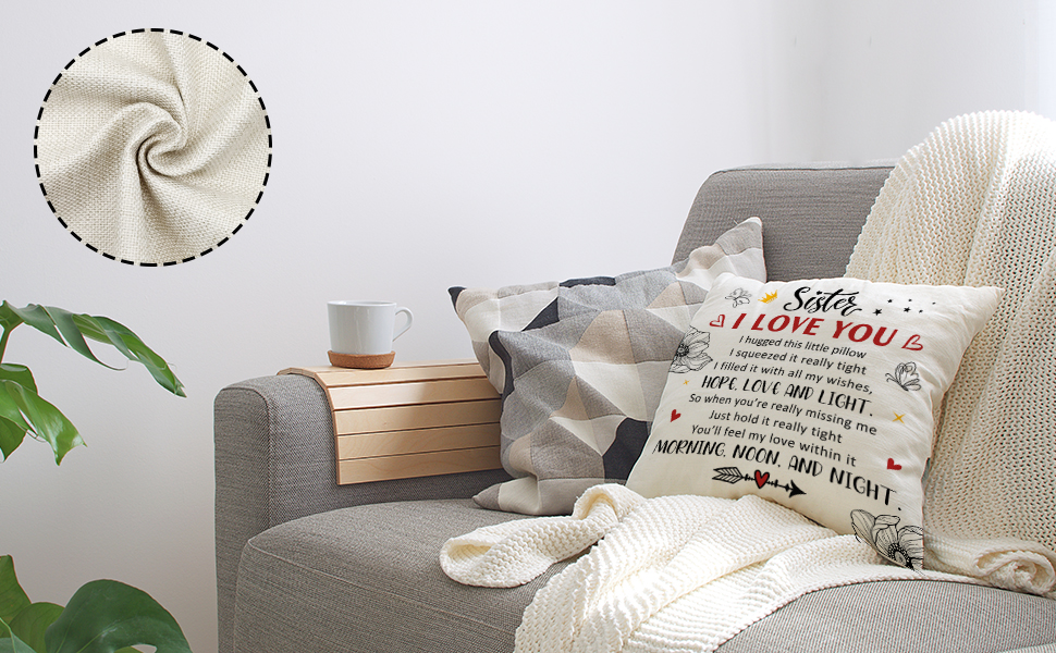 Sisters Gifts Sister Gifts for Sister Pillow Covers