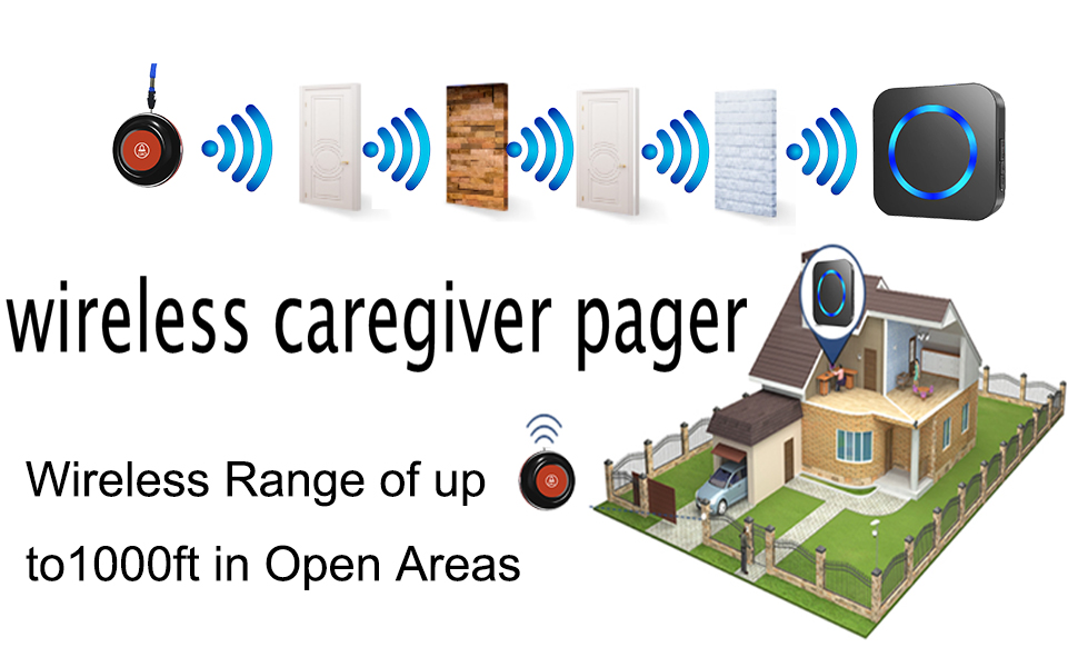 wireless caregiver pager
