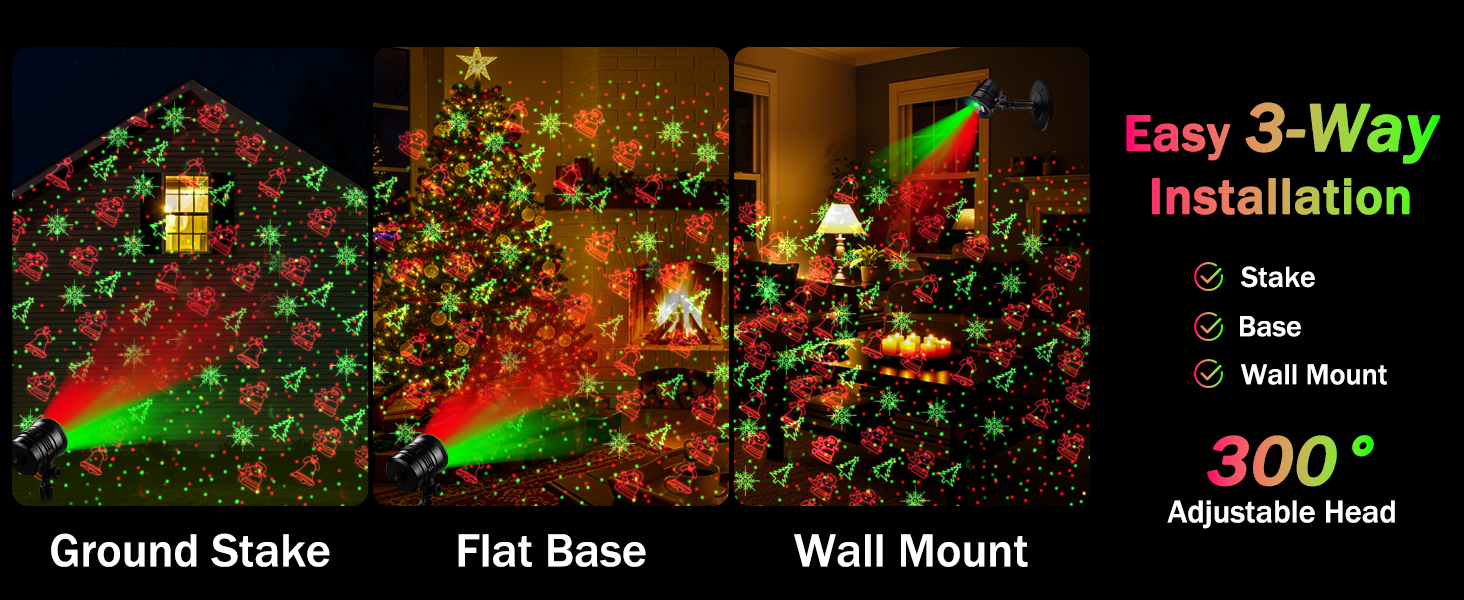 Christmas Projector Lights Outdoor