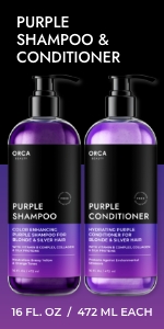 Purple Shampoo and Conditioner