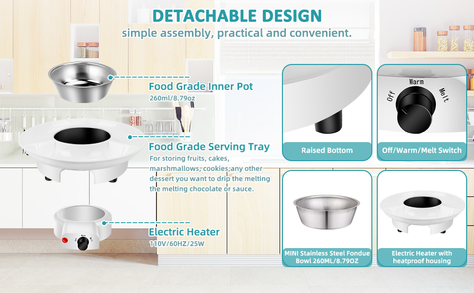 detachable design