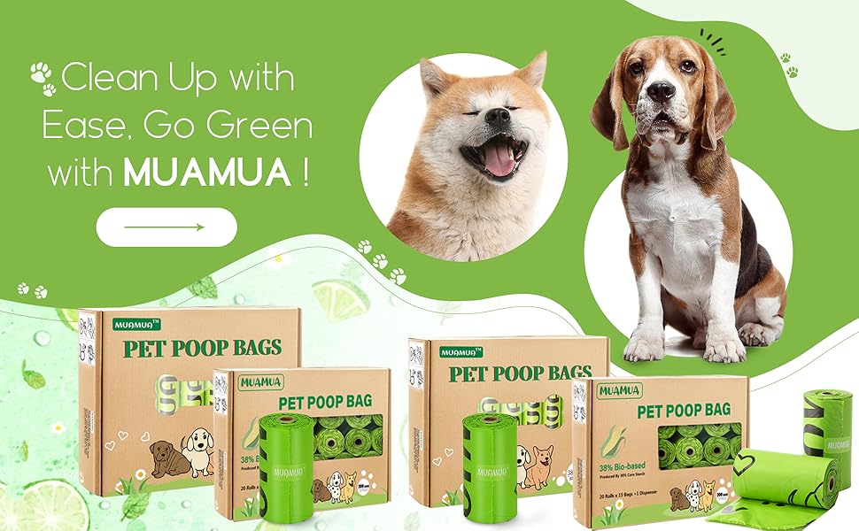 Biodegradable Dog Poop Bag Dog Waste Bags with Dispenser