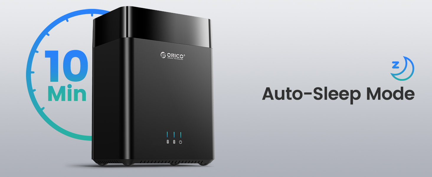 a black router with a blue logo on it.