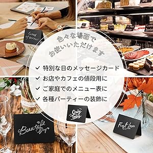 Amazon | bath&bath ミニ黒板 卓上 メッセージボード 小型 逆V字