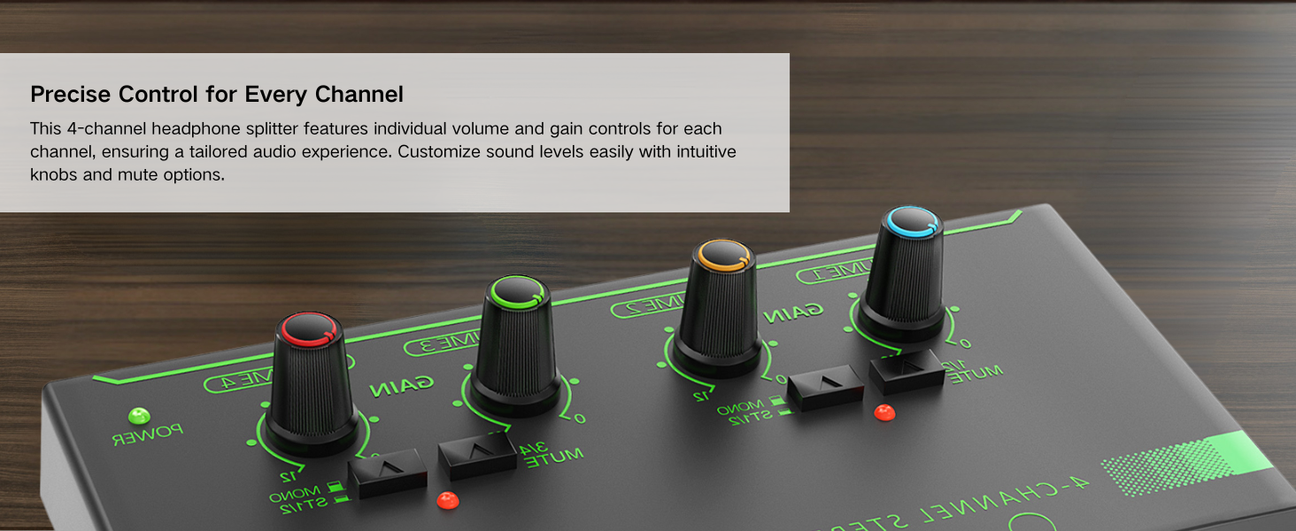 MINI 4 Channel Audio Mixer