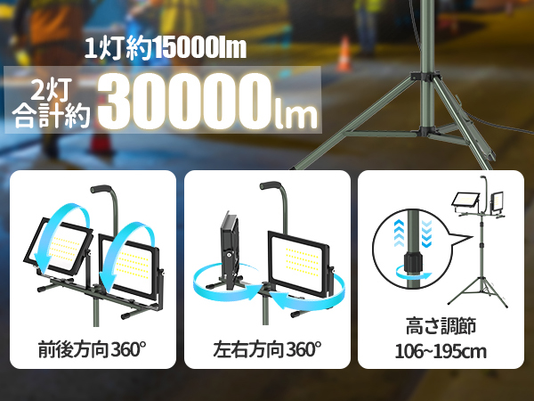 【新着商品】KIWEN 投光器 led 作業灯 200W 30000lm 屋外 Amazon.co.jp: KIWEN 投光器 led 作業灯 200W 30000lm 屋外