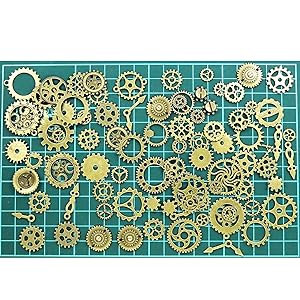 Amazon.co.jp: (b.m.b雑貨) 歯車 アンティークゴールド色