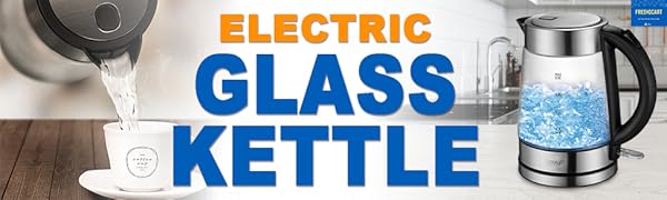 Electric Kettle  Glass Kettle  Stainless Steel Kettle