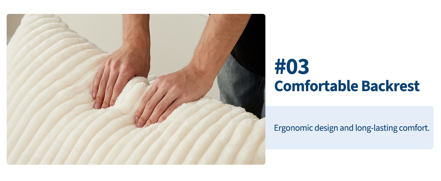 108" Modular Sectional Sofa Couches for Living Room Cloud Memory Boneless Couch