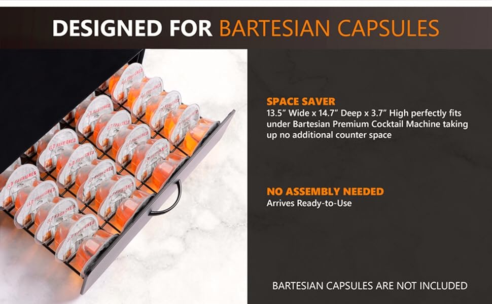 Storage Drawer for Bartesian Capsules by Ksestor Holds up