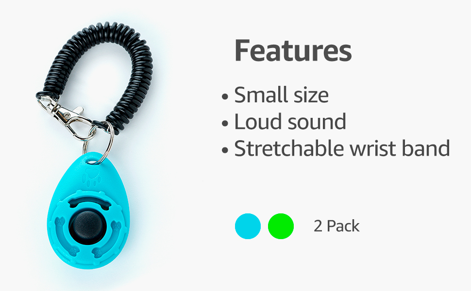 PetSpy Dog Training Whistle and Clicker with Wrist Strap