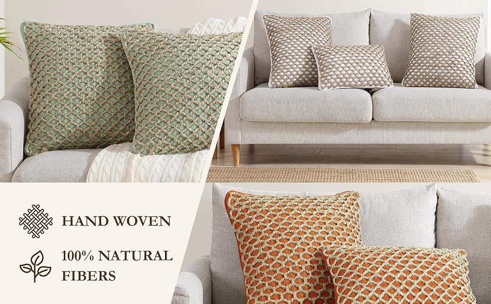 Hand Woven / 100% Natural Fibers