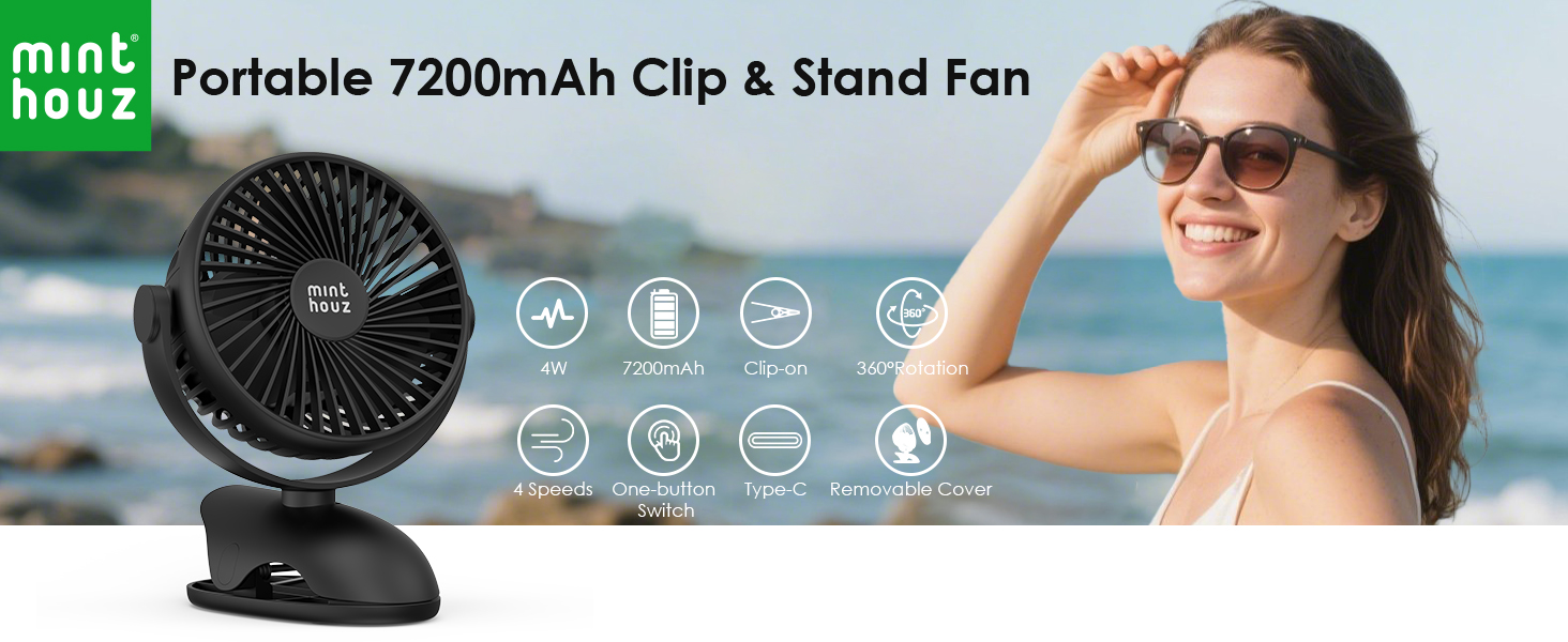 Clip fan by Minthouz