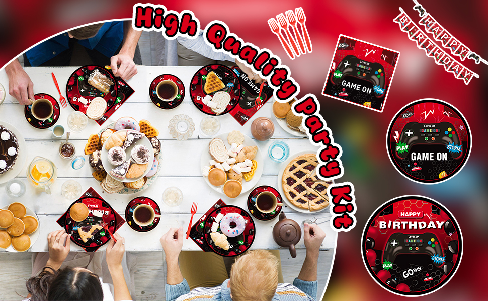 gamer birthday party decorations