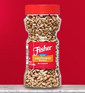 Fisher Dry Roasted Sunflower Seeds Kernels with Sea Salt, 7.25 oz, Sunflower Seeds to Eat, Gluten...