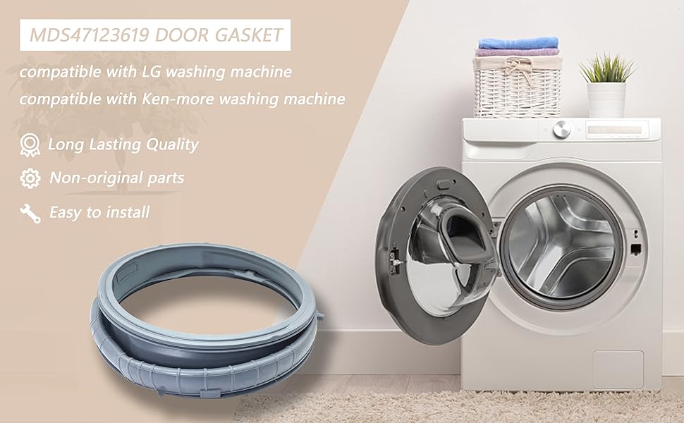 MDS47123619 Door Gasket Washer Door Boot Compatibile with