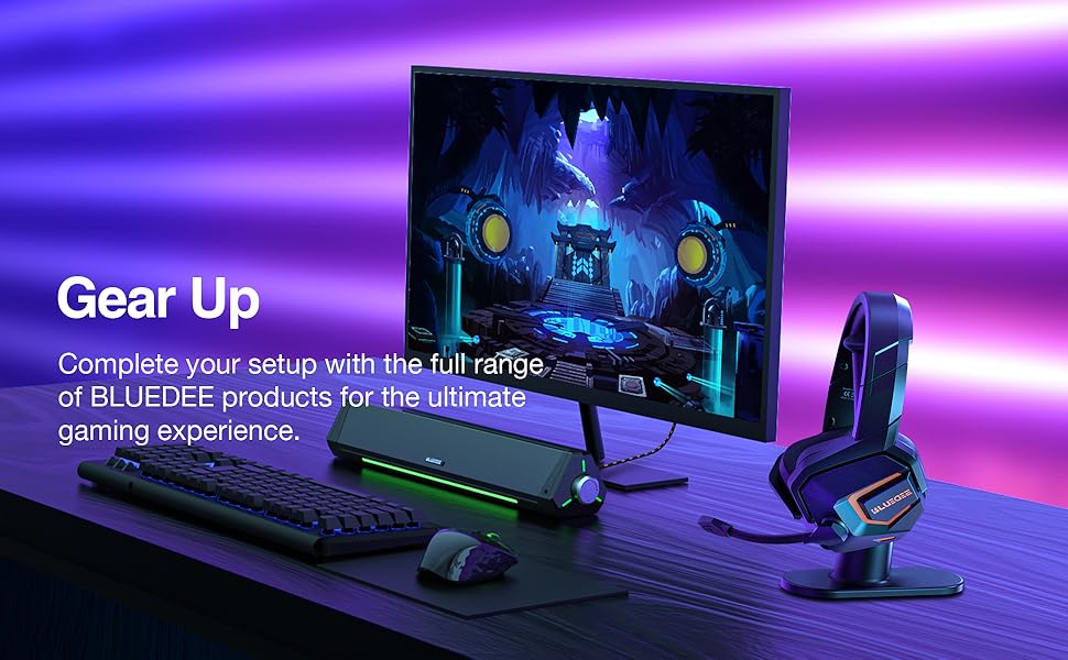 Complete your setup with the full range of BLUEDEE products for the ultimate gaming experience.