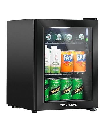 パーソナル温・冷蔵庫 Amazon | Tecnolove タッチパネル調温 冷蔵庫 46L