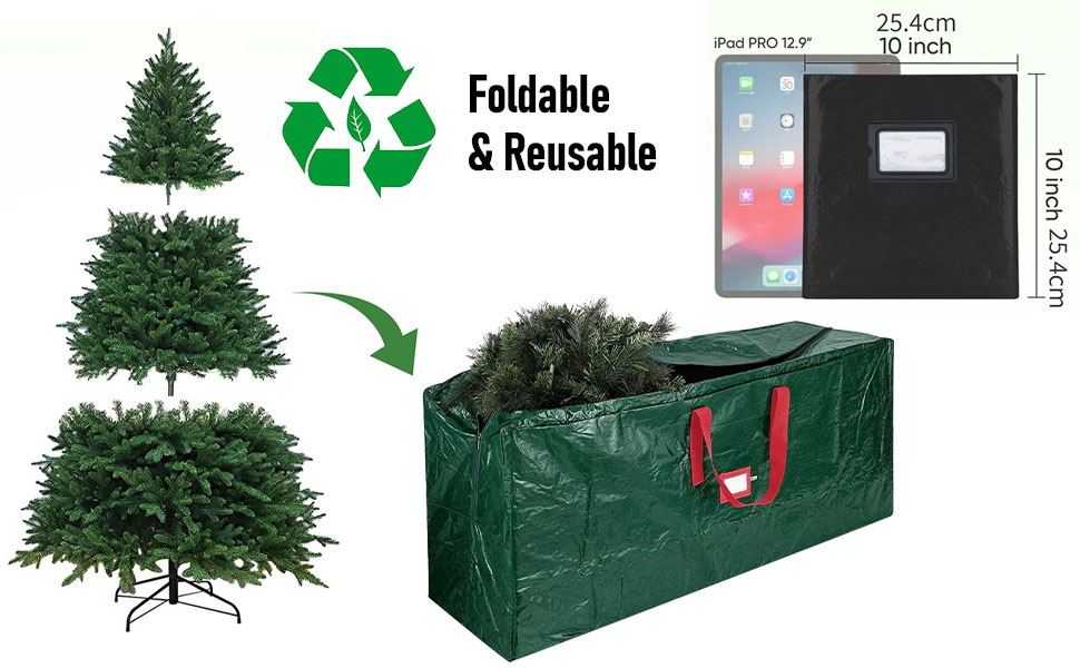 Heavy Duty Christmas Tree Bag, Artificial Christmas Tree Storage Bag