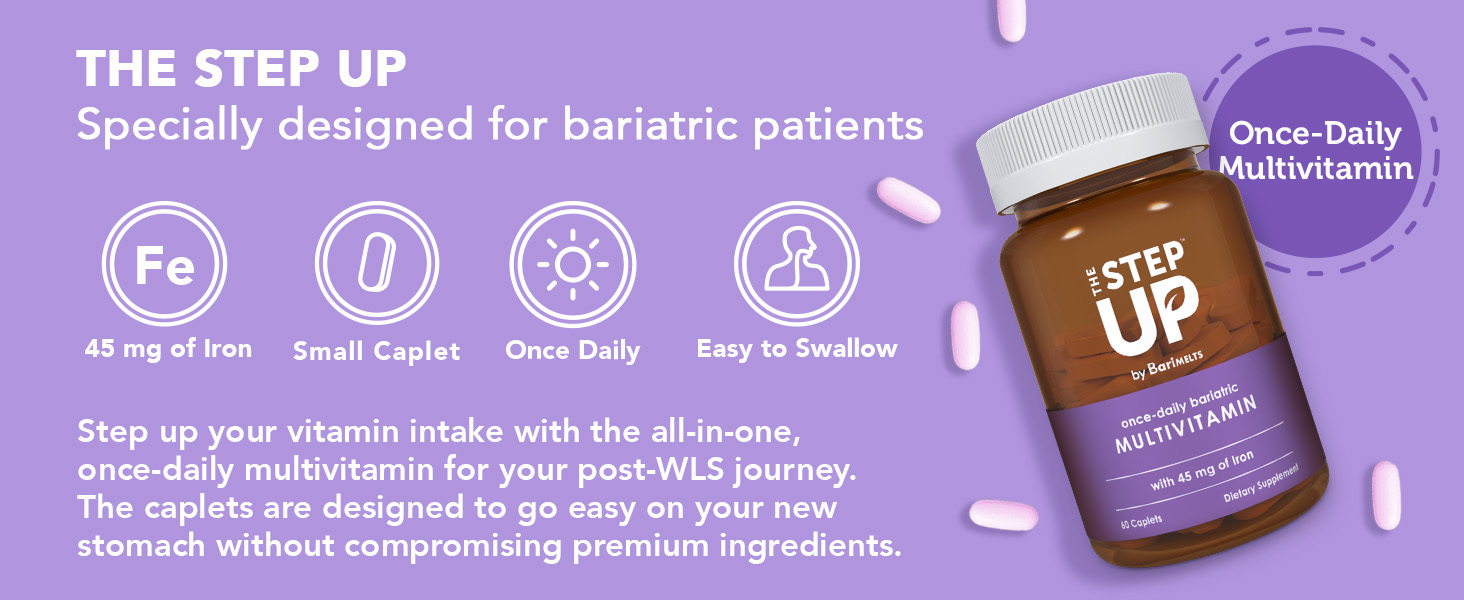 Barimelts bariatric multivitamin for women with 20 vitamins and minerals