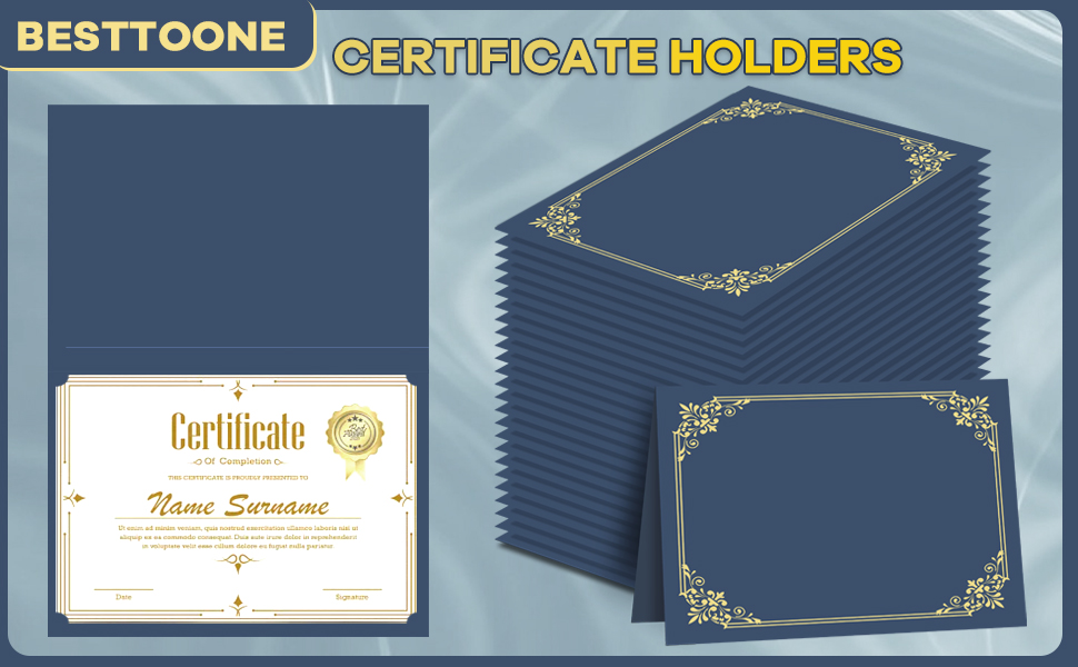 Amazon com : Certificate Holders 50 Pack Certificate Holders Diploma Amazon com : Certificate Holders 50 Pack Certificate Holders Diploma