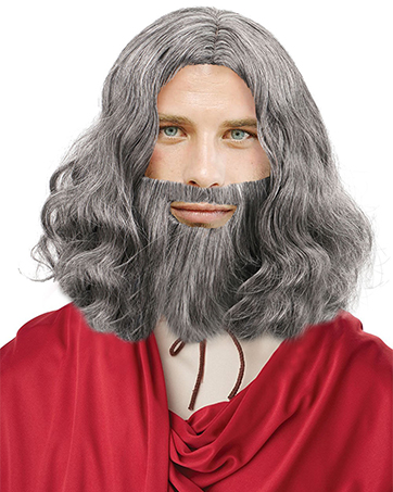 Men&#39;s Jesus Full Brown Wig and Beard