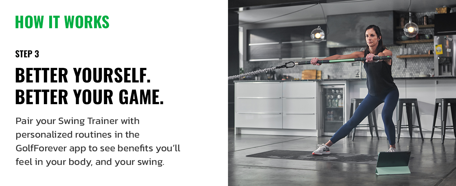 Golf forever heavy resistance tubing