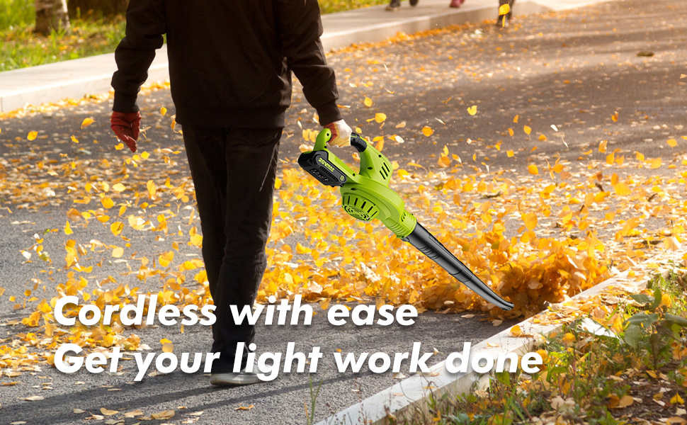 LAZYBOI Cordless Leaf Blower, 150MPH Electric Leaf Blower