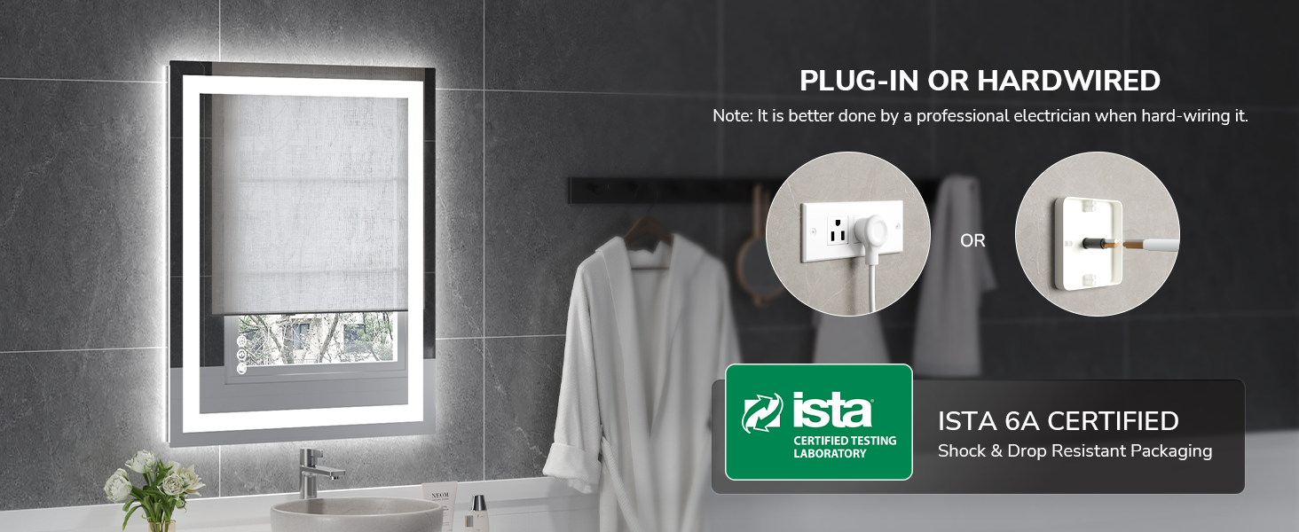LED mirror for bathroom